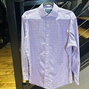 Polo by Ralph‎ Lauren Purple Lavender Button Down 15-1/2 Regent Classic Fit